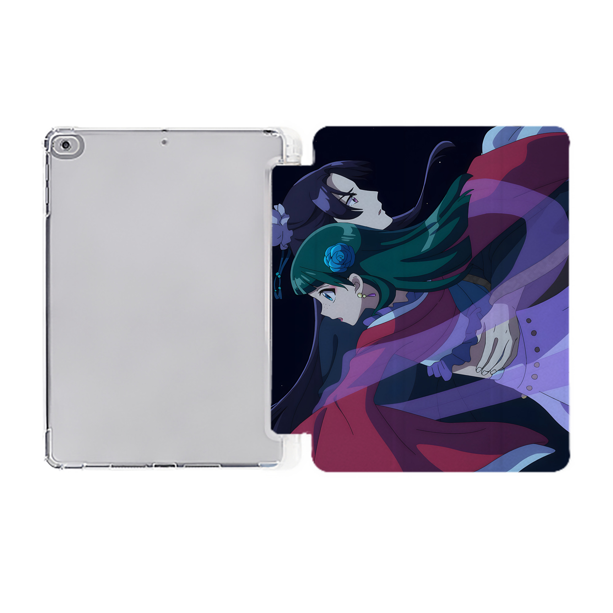 （画像用） 薬屋のひとりごと The Apothecary Diaries IPad ケース ペン収納付き 三つ折りスタンド PUレザー×シリコン 対応機種9.5/10.5/10.9インチ